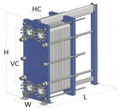 ALFA LAVAL M3-FG 2 Tonluk Kullanım Suyu Plakalı Eşanjör - Isıtma 100.000 kcal/h