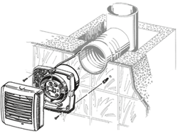 Blauberg Aero 125 Plastik Banyo Fanı 193 m3/h - Thumbnail