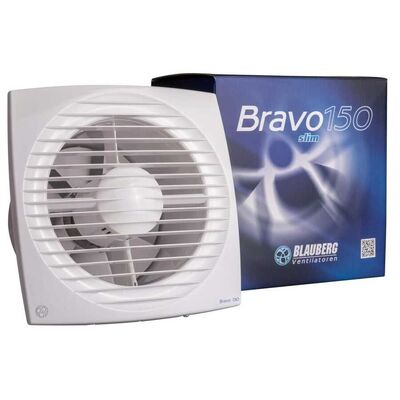 Blauberg Bravo 150 H Nem Sensörlü Plastik Banyo Fanı 305 m3h