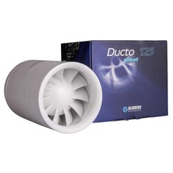 Blauberg Ducto 125 Sessiz Plastik Kanal Fanı 215 m3h - Thumbnail