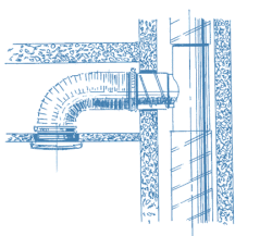 Blauberg Line 100 Plastik Banyo Fanı 95 m3h - Thumbnail