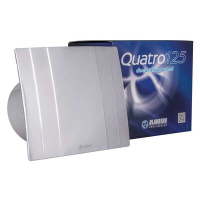 Blauberg Quatro Hi-Tech Chrome 125 Plastik Banyo Fanı 167 m3h