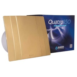 Blauberg Quatro Hi-Tech Gold 150 Plastik Banyo Fanı 265 m3h - Thumbnail