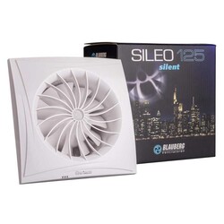 Blauberg Sileo 125 T Zaman Ayarlı Sessiz Plastik Banyo Fanı 187 m3h - Thumbnail