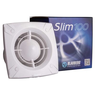 Blauberg Slim 100 H Nem Sensörlü Plastik Banyo Fanı 105 m3h