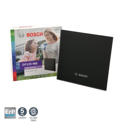 BOSCH DP125-Dekoratif Panel Mat Siyah Fan 1700 Ws 125 Için
