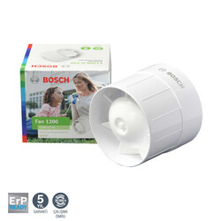 Bosch - BOSCH F1200 D 125 Plastik Kanal Fanı - Aspiratörü 215 m3h
