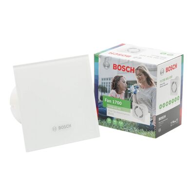 BOSCH F1700 WS DP100 Mat Beyaz Sessiz Banyo Aspiratörü-Fanı 95m3h