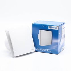 Elicent Elegance 100 Timerlı Sessiz Banyo Havalandırma Fanı Tuvalet Aspiratörü 90 m3-h - Thumbnail