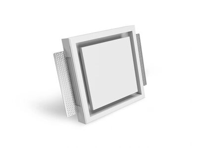 Ergovent Kvadro Gizli Alçı Havalandırma Kapakları 100mm