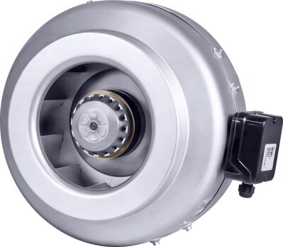 FANATİK FAN FD 250 Metal Gövdeli Yuvarlak Kanal Tipi Radyal Fan 1120 m3h