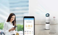 LG PuriCare 360 Air Purifier Double Hava Temizleme Cihazı Wi-Fi AS10GDWH0 - Thumbnail