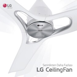 LG - LG Wi-Fi Dual Wing Uzaktan Kumandalı Sessiz Tavan Vantilatörü