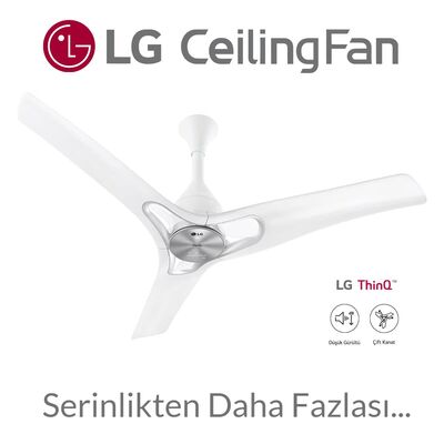 LG Wi-Fi Dual Wing Uzaktan Kumandalı Sessiz Tavan Vantilatörü