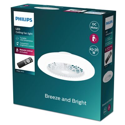 Philips Amigo Fanlı Tavan Lambası 42+20 W
