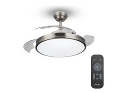Philips Atlas Tavan Vantilatörü Açılır/Kapanır Kanatlı, Kumandalı, Sarı/Beyaz Işık - Thumbnail